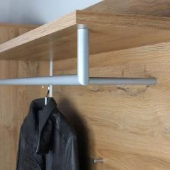 Germania Porte-manteaux mural Berlebeck - Imitation chêne Grandson / Graphite -Vestiaires Soldes 1000158697 190220 11174300004 GALLERYIMAGES P000000001000158697