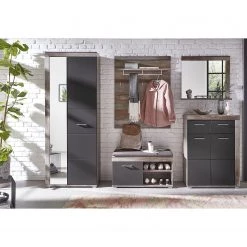 Loftscape Meuble à chaussures Polis - Gris mat -Vestiaires Soldes 1000158809 190215 12442600031 GALLERYIMAGES P000000001000158809