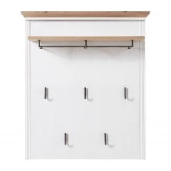 Ridgevalley Porte-manteaux mural Jasmund II - Imitation pin blanc