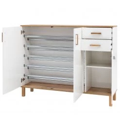 Schildmeyer Meuble à chaussures Padua - Blanc / Chêne 11 Schildmeyer Meuble à chaussures Padua - Blanc / Chêne -Vestiaires Soldes 1000166818 190329 10015400042 GALLERYIMAGES P000000001000166818