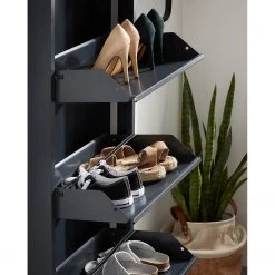 Loftscape Meuble à chaussures Lymington I - Acier - Anthracite -Vestiaires Soldes 1000167748 200429 06495000085 DETAILS P000000001000167748