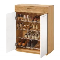 Voss Meuble à chaussures Loveno V - Partiellement en chêne massif / Métal - Blanc - Largeur : 72 cm 7 Voss Meuble à chaussures Loveno V - Partiellement en chêne massif / Métal - Blanc - Largeur : 72 cm -Vestiaires Soldes 1000169079 190402 11290000102 GALLERYIMAGES P000000001000169079