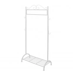 Ridgevalley Porte-manteau Palmital - Acier - Blanc