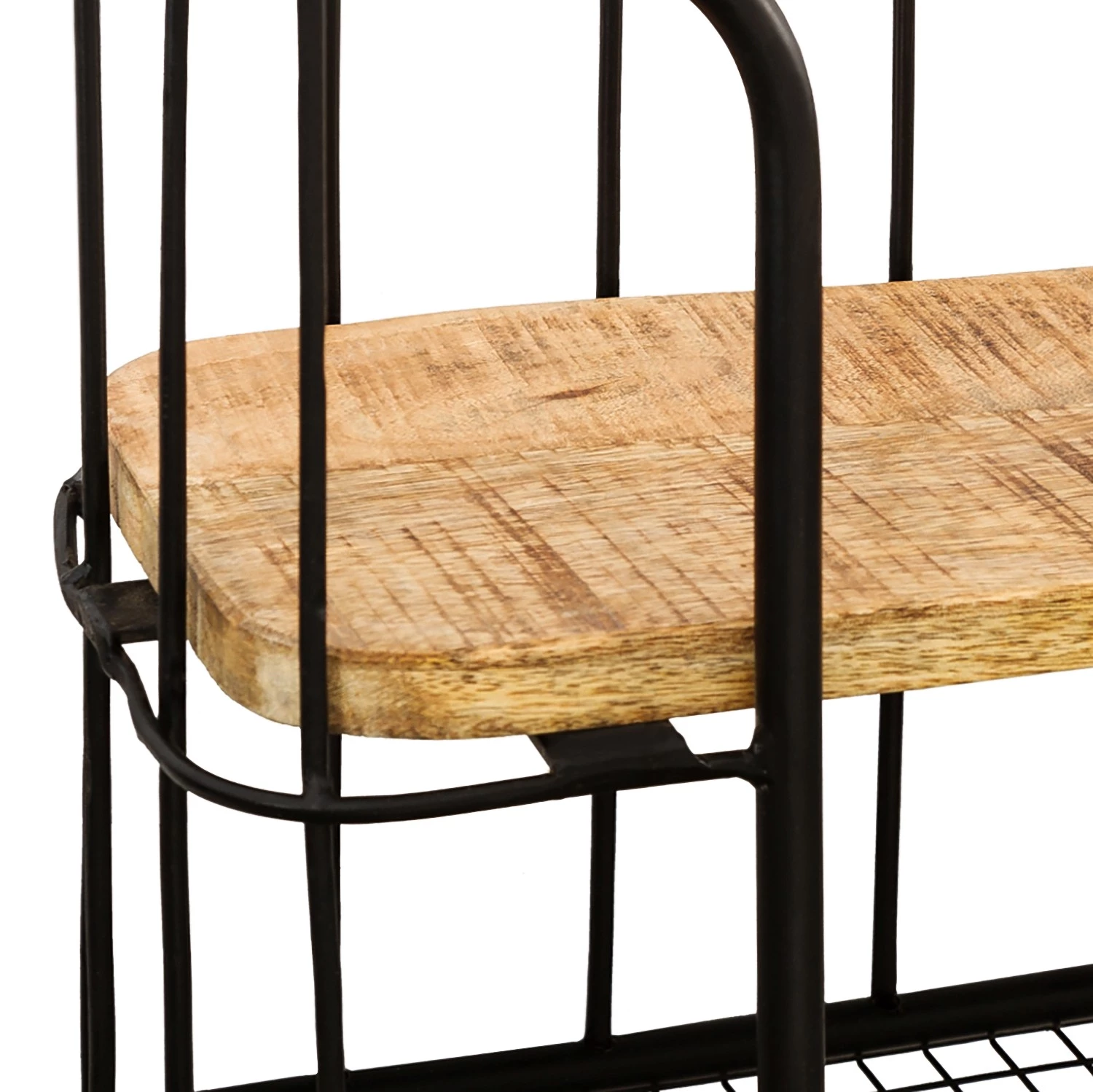 Red Living Porte-manteau mural Solla - Noir / Imitation chêne 4 Red Living Porte-manteau mural Solla - Noir / Imitation chêne – Image 4