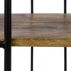 Red Living Porte-manteau mural Helbra - Noir / Imitation chêne -Vestiaires Soldes 1000173483 190429 15391800258 GALLERYIMAGES P000000001000173483