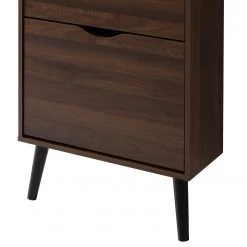 Loftscape Meuble à chaussures Gjora - Imitation noyer / Noir -Vestiaires Soldes 1000173633 200819 06391400005 DETAILS P000000001000173633