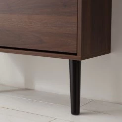 Loftscape Meuble à chaussures Gjora - Imitation noyer / Noir -Vestiaires Soldes 1000173633 201002 14155300006 DETAILS P000000001000173633