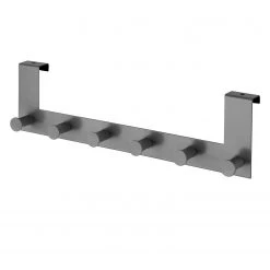 WENKO Porte-manteaux de porte Celano - Acier - Gris