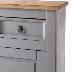 Maison Belfort Meuble à chaussures Finca Rustica - Pin massif - Pin gris -Vestiaires Soldes 1000178055 200417 12543500043 DETAILS P000000001000178055