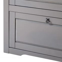 Maison Belfort Meuble à chaussures Finca Rustica - Pin massif - Pin gris -Vestiaires Soldes 1000178055 200417 12543500044 DETAILS P000000001000178055