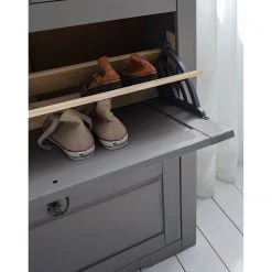 Maison Belfort Meuble à chaussures Finca Rustica - Pin massif - Pin gris -Vestiaires Soldes 1000178055 200603 16035700044 MOOD DETAILS P000000001000178055 mood