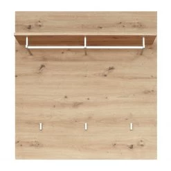 Trendteam Porte-manteaux mural Amanda - Imitation chêne à nœuds