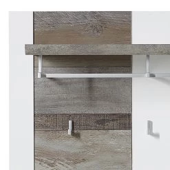 Loftscape Porte-manteau mural Bickley III - Blanc / Imitation bois flotté 9 Loftscape Porte-manteau mural Bickley III - Blanc / Imitation bois flotté -Vestiaires Soldes 1000183565 210907 14293900022 DETAILS P000000001000183565