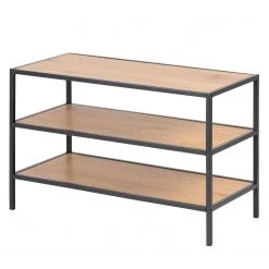 Red Living Étagère à chaussures Coogee I - Imitation chêne sauvage / Noir