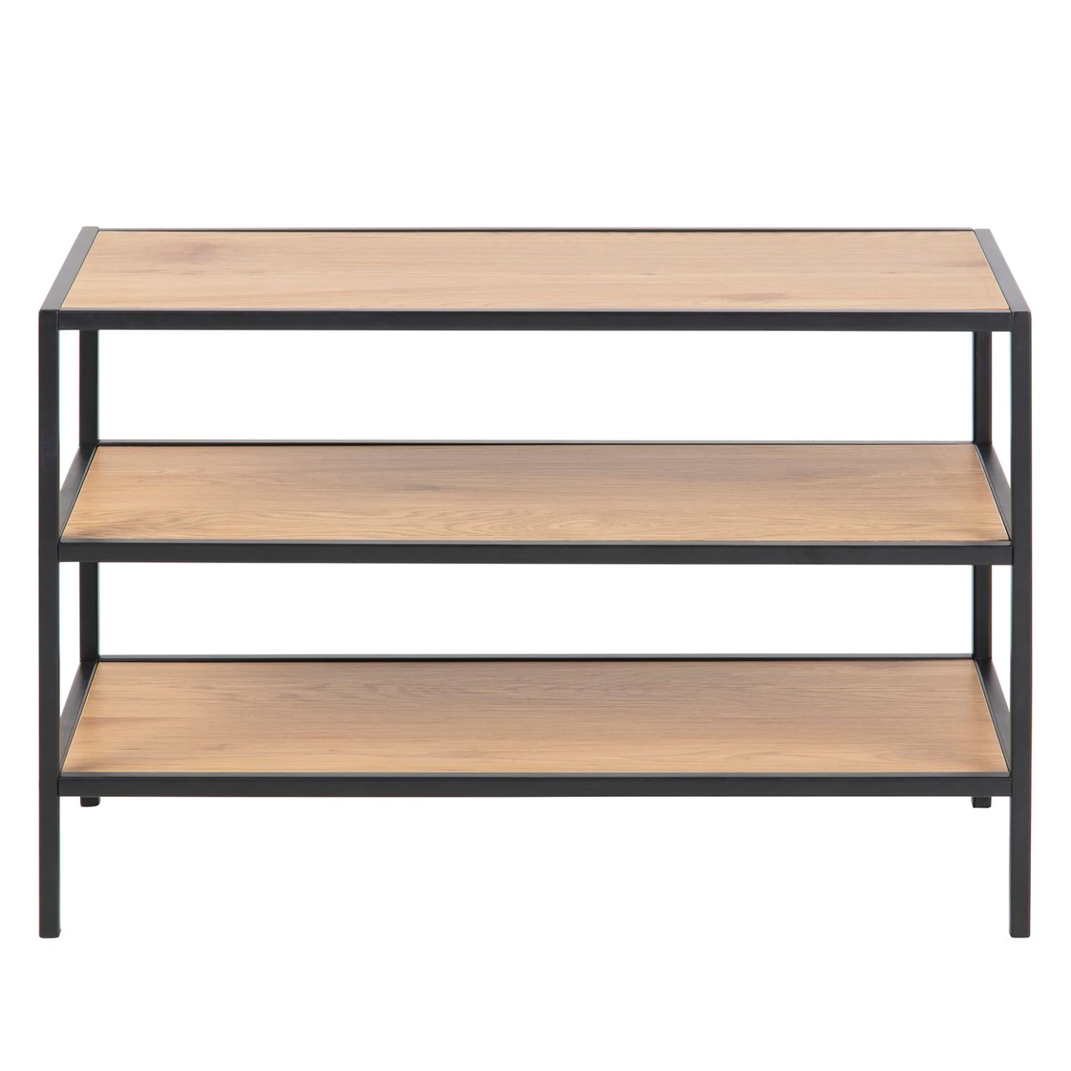 Red Living Étagère à chaussures Coogee I - Imitation chêne sauvage / Noir 3 Red Living Étagère à chaussures Coogee I - Imitation chêne sauvage / Noir – Image 3