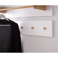 Mørteens Patère Tenabo - Partiellement en chêne massif - Blanc / Chêne 10 Mørteens Patère Tenabo - Partiellement en chêne massif - Blanc / Chêne -Vestiaires Soldes 1000184267 200120 17230900004 DETAILS P000000001000184267