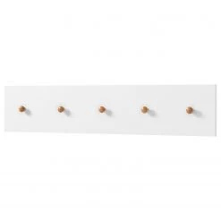 Mørteens Patère Tenabo - Partiellement en chêne massif - Blanc / Chêne