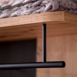 Loftscape Porte-manteaux mural Ainsa - Imitation planches de chêne / Gris -Vestiaires Soldes 1000184621 190828 14063100013 DETAILS P000000001000184621