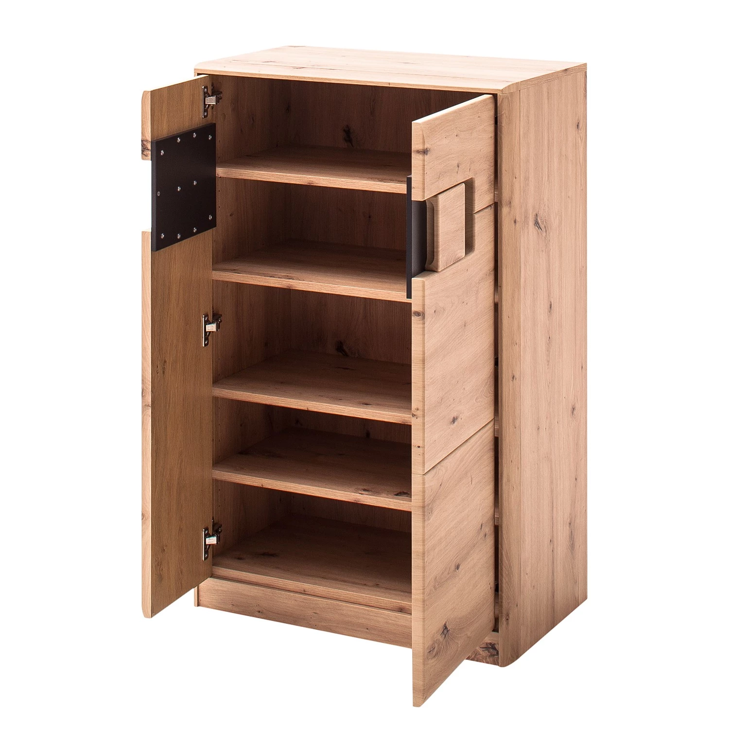 Loftscape Meubles à chaussures Ainsa - Imitation planches de chêne / Gris 5 Loftscape Meubles à chaussures Ainsa - Imitation planches de chêne / Gris – Image 5