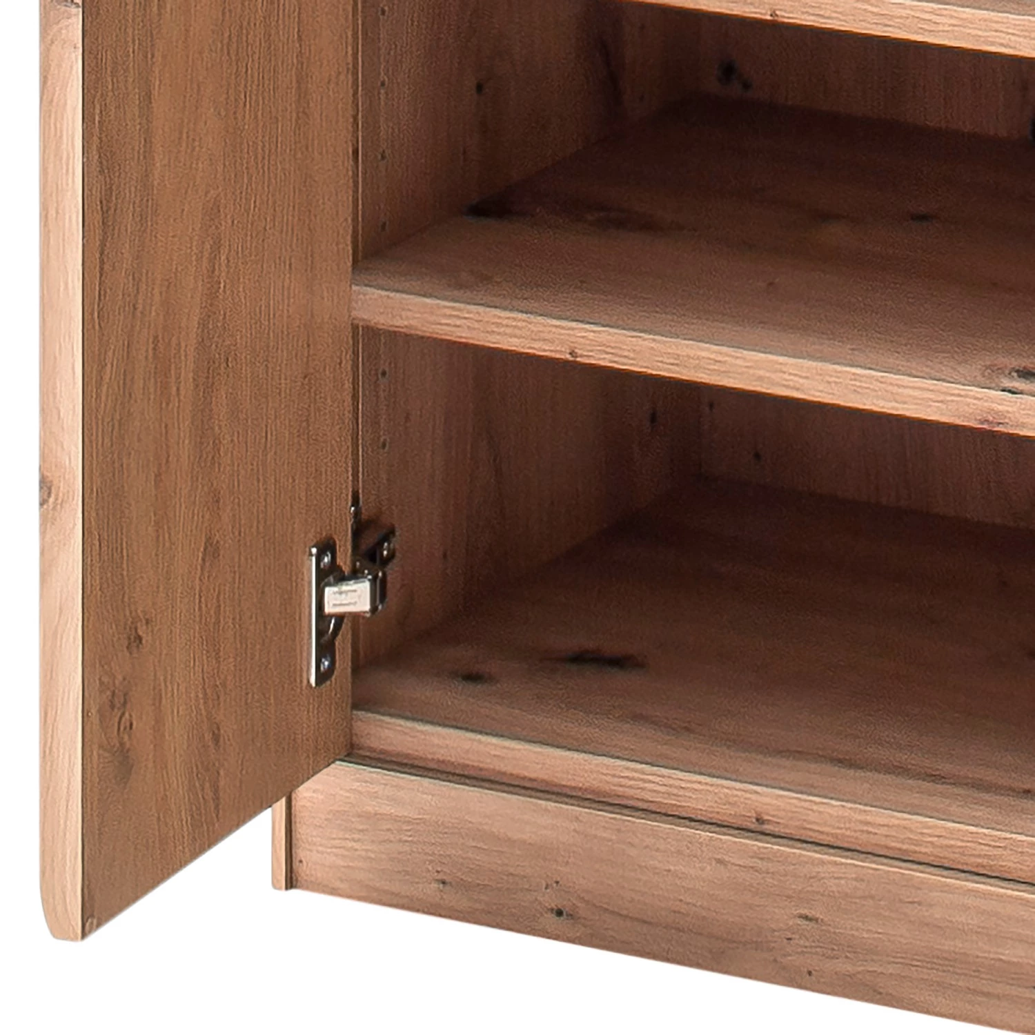 Loftscape Meubles à chaussures Ainsa - Imitation planches de chêne / Gris 9 Loftscape Meubles à chaussures Ainsa - Imitation planches de chêne / Gris – Image 9