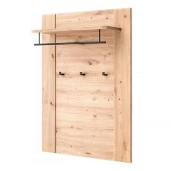 Naturoo Porte-manteau mureal Coulogne - Imitation planches de chêne / Gris