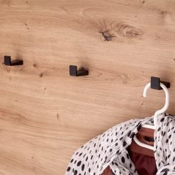 Naturoo Porte-manteau mureal Coulogne - Imitation planches de chêne / Gris -Vestiaires Soldes 1000184629 190827 14260300006 DETAILS P000000001000184629