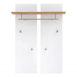 Loftscape Porte-manteau mural Mundai - Blanc alpin / Imitation chêne de Wotan -Vestiaires Soldes 1000184635 190827 14260900037 DETAILS P000000001000184635