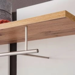 Loftscape Porte-manteau mural Mundai - Blanc alpin / Imitation chêne de Wotan -Vestiaires Soldes 1000184635 190827 14260900038 DETAILS P000000001000184635