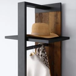 Red Living Porte-manteau mural Tropoja - Imitation pin / Anthracite -Vestiaires Soldes 1000187436 190913 11021000040 DETAILS P000000001000187436
