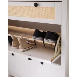 Maison Belfort Meuble à chaussures Belleria - Pin massif - Blanc -Vestiaires Soldes 1000187587 200430 12442400003 DETAILS P000000001000187587