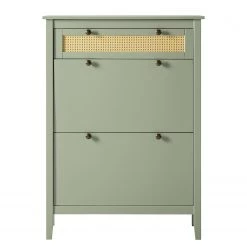 Maison Belfort Meuble à chaussures Belleria - Pin massif - Vert olive clair 18 Maison Belfort Meuble à chaussures Belleria - Pin massif - Vert olive clair -Vestiaires Soldes 1000187595 200205 11113600169 DETAILS P000000001000187595