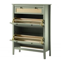 Maison Belfort Meuble à chaussures Belleria - Pin massif - Vert olive clair 20 Maison Belfort Meuble à chaussures Belleria - Pin massif - Vert olive clair -Vestiaires Soldes 1000187595 200205 11113600171 DETAILS P000000001000187595