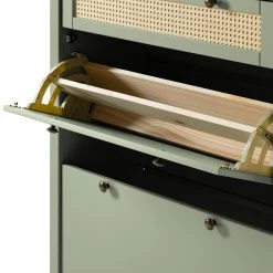 Maison Belfort Meuble à chaussures Belleria - Pin massif - Vert olive clair 21 Maison Belfort Meuble à chaussures Belleria - Pin massif - Vert olive clair -Vestiaires Soldes 1000187595 200205 11113600172 DETAILS P000000001000187595