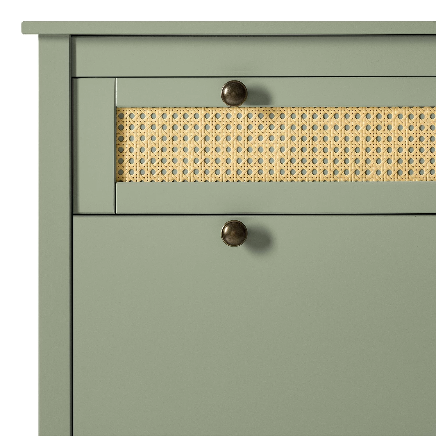 Maison Belfort Meuble à chaussures Belleria - Pin massif - Vert olive clair 9 Maison Belfort Meuble à chaussures Belleria - Pin massif - Vert olive clair – Image 9