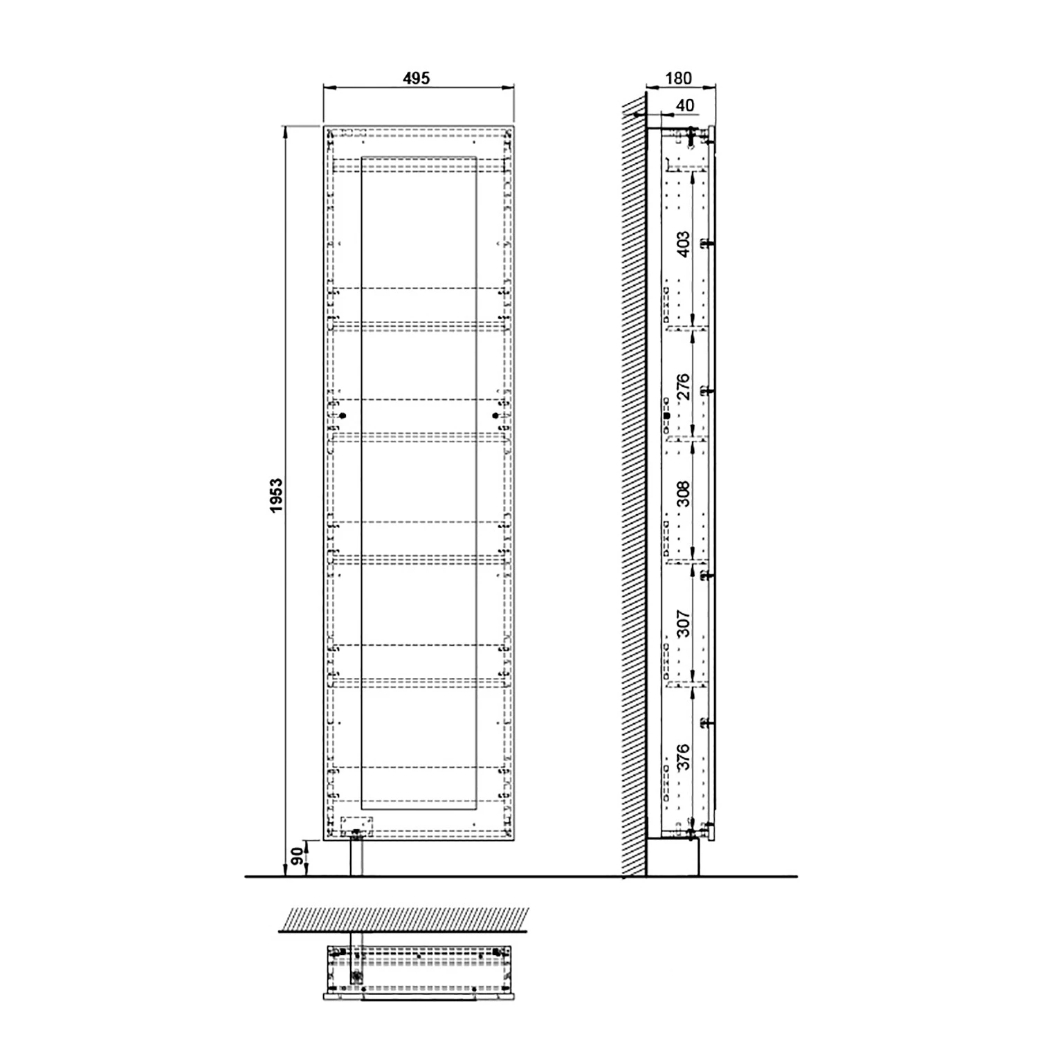 Germania Armoire à chaussures Ensay - Graphite 7 Germania Armoire à chaussures Ensay - Graphite – Image 7