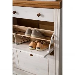 Maison Belfort Meuble à chaussures Lillehammer II - Pin massif - Pin blanc / Pin couleur miel 25 Maison Belfort Meuble à chaussures Lillehammer II - Pin massif - Pin blanc / Pin couleur miel -Vestiaires Soldes 1000188920 200611 12014300046 DETAILS P000000001000188920