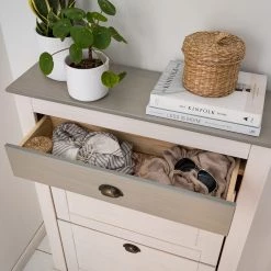 Maison Belfort Meuble à chaussures Neely - Pin massif - Epicéa blanc / Epicéa gris -Vestiaires Soldes 1000188932 200611 12015500057 DETAILS P000000001000188932