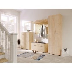 Germania Porte-manteaux mural Adana II - Imitation hêtre -Vestiaires Soldes 1000189520 191128 10380400003 MOOD DETAILS P000000001000189520 mood