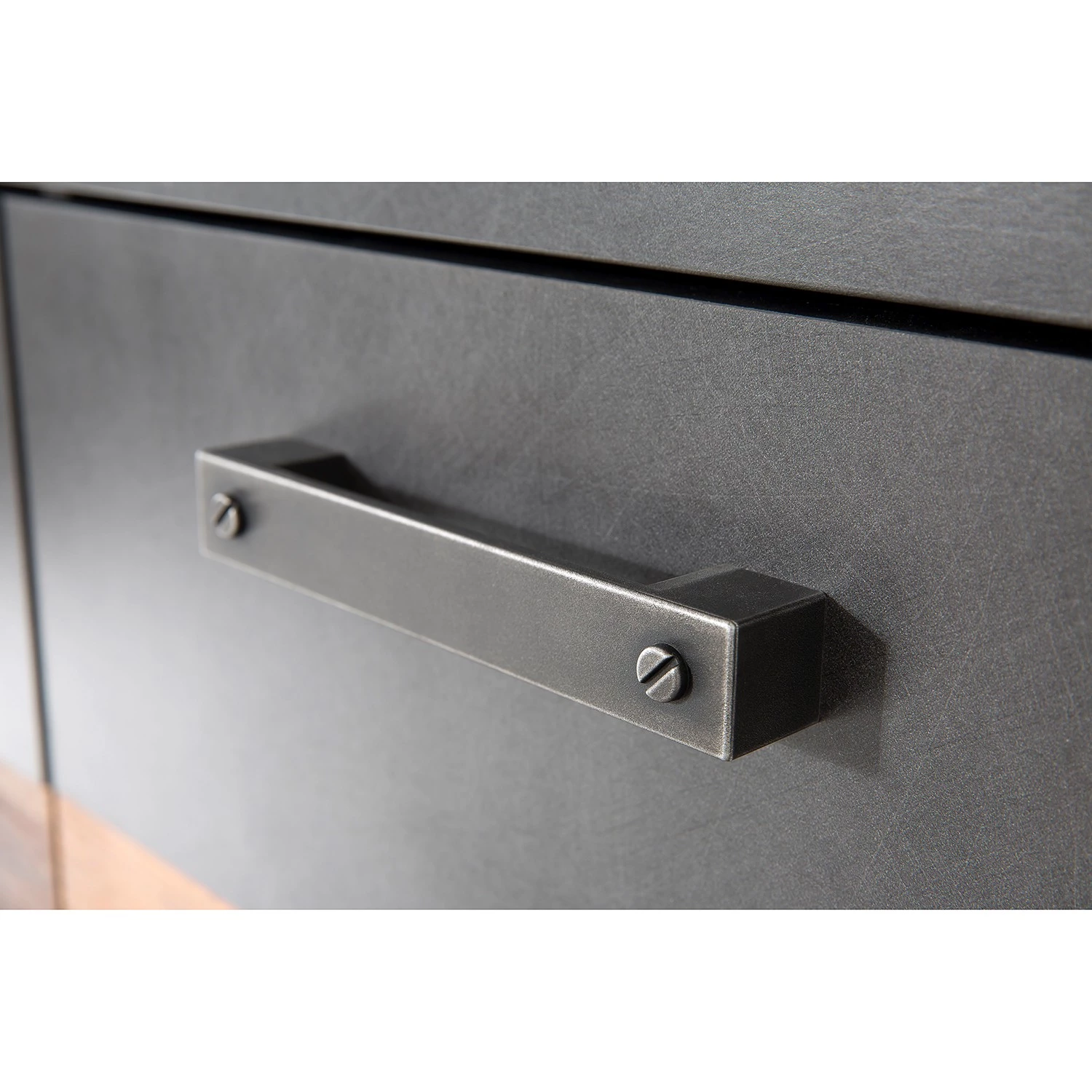 Trendteam Meuble à chaussures Indy - Imitation bois recyclé / Anthracite 7 Trendteam Meuble à chaussures Indy - Imitation bois recyclé / Anthracite – Image 7