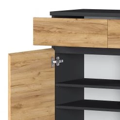 Germania Meuble à chaussures Lisbonne - Imitation chêne de Navarra -Vestiaires Soldes 1000191489 191016 15234000014 DETAILS P000000001000191489