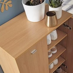 Mooved Meuble à chaussures Hastings - Imitation hêtre -Vestiaires Soldes 1000193755 191219 17283300029 DETAILS P000000001000193755