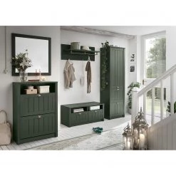 Ridgevalley Porte-manteau mural Beauville - Vert mousse / Doré -Vestiaires Soldes 1000196317 191127 09002600004 MOOD DETAILS P000000001000196317 mood
