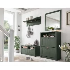 Ridgevalley Porte-manteau mural Beauville - Vert mousse / Doré -Vestiaires Soldes 1000196317 191127 09002600005 MOOD DETAILS P000000001000196317 mood