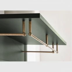 Ridgevalley Porte-manteau mural Beauville - Vert mousse / Doré -Vestiaires Soldes 1000196317 191127 09002700007 DETAILS P000000001000196317