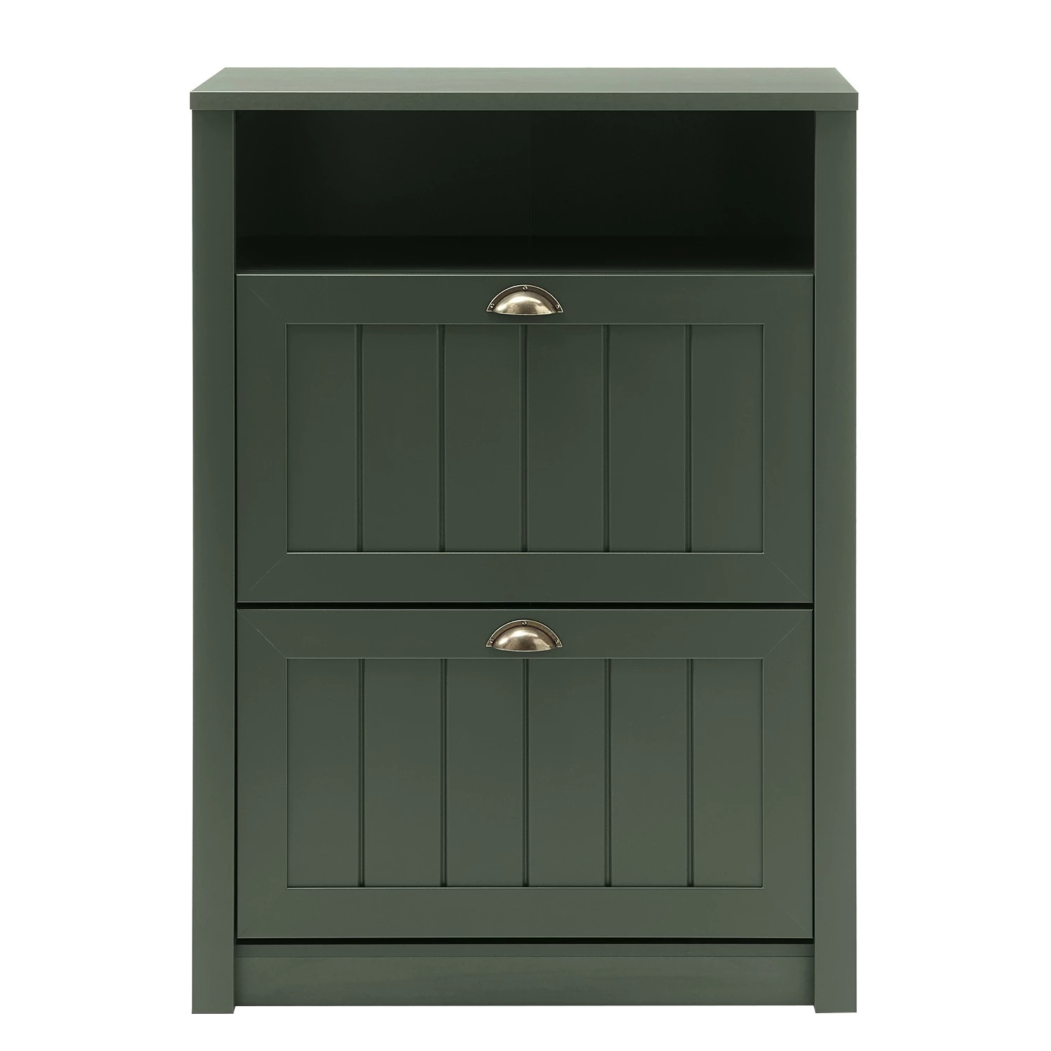 Ridgevalley Meuble à chaussures Beauville - Vert mousse / Doré 6 Ridgevalley Meuble à chaussures Beauville - Vert mousse / Doré – Image 6