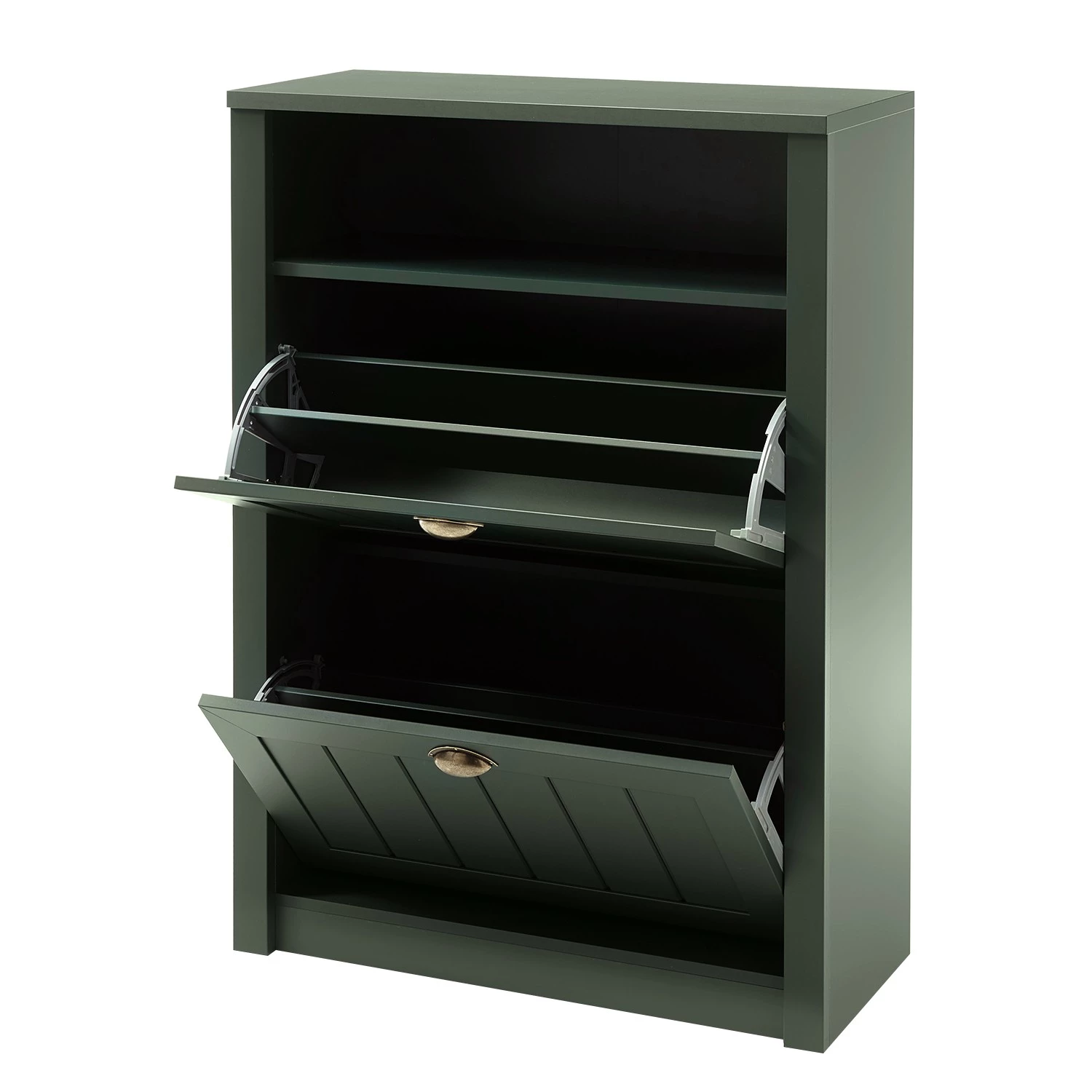 Ridgevalley Meuble à chaussures Beauville - Vert mousse / Doré 7 Ridgevalley Meuble à chaussures Beauville - Vert mousse / Doré – Image 7