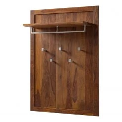 Ars Natura Porte-manteaux mural Ohio - Sheesham massif