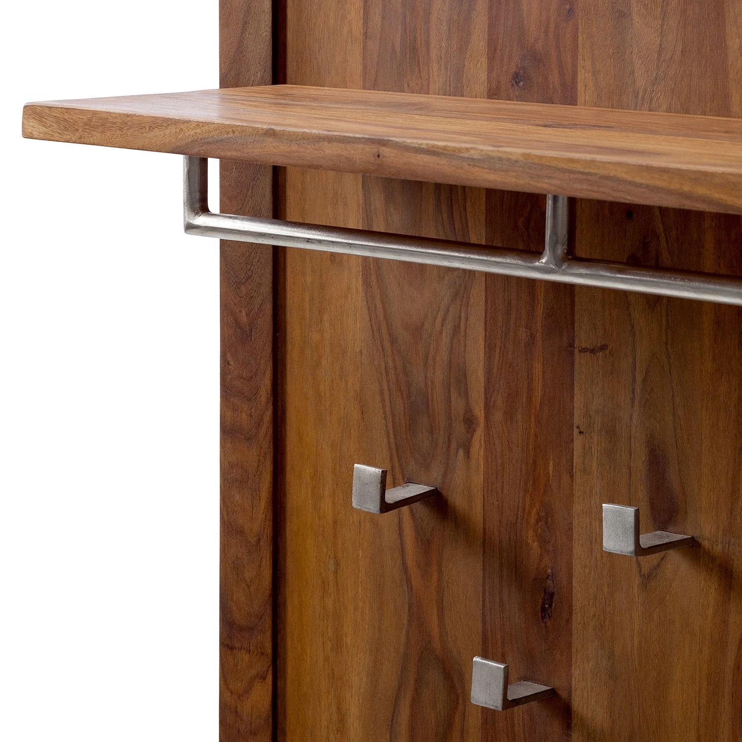 Ars Natura Porte-manteaux mural Ohio - Sheesham massif 6 Ars Natura Porte-manteaux mural Ohio - Sheesham massif – Image 6