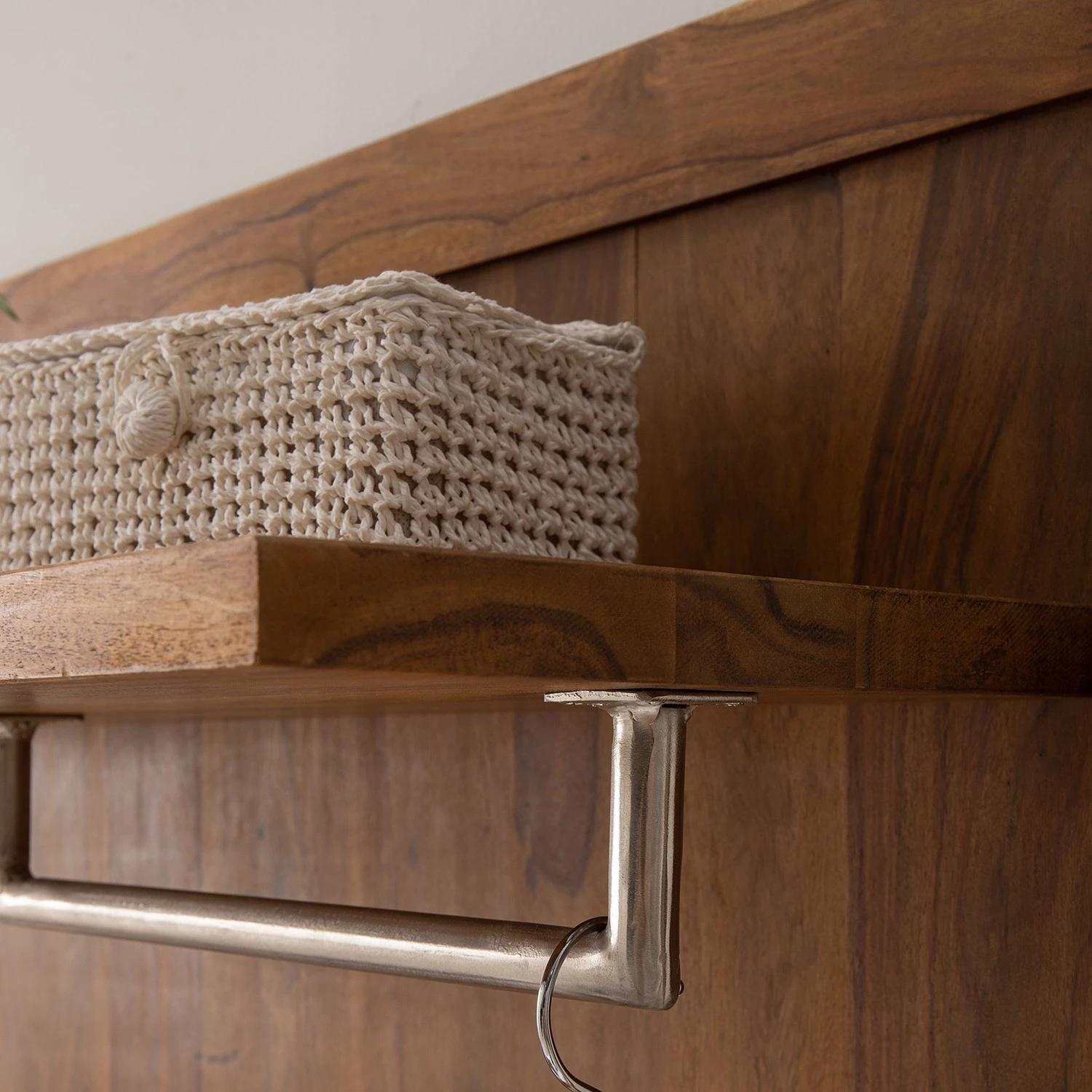 Ars Natura Porte-manteaux mural Ohio - Sheesham massif 12 Ars Natura Porte-manteaux mural Ohio - Sheesham massif – Image 12