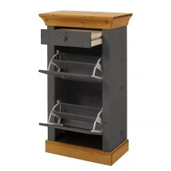 Maison Belfort Meuble à chaussures Bergen I - Pin massif / Métal - Epicéa gris / Epicéa lessivé 7 Maison Belfort Meuble à chaussures Bergen I - Pin massif / Métal - Epicéa gris / Epicéa lessivé -Vestiaires Soldes 1000198760 211122 08325503037 DETAILS P000000001000198760